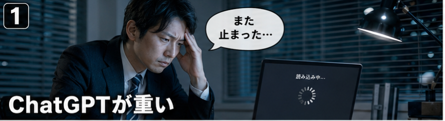 ChatGPTが重い