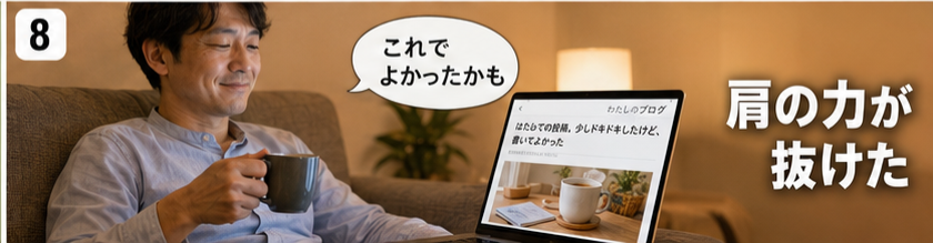 肩の力が抜けた