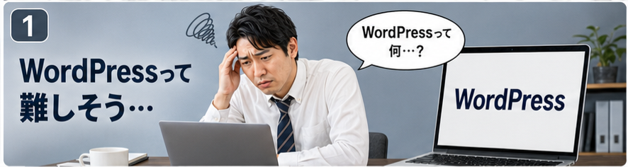 WordPressって難しそう…